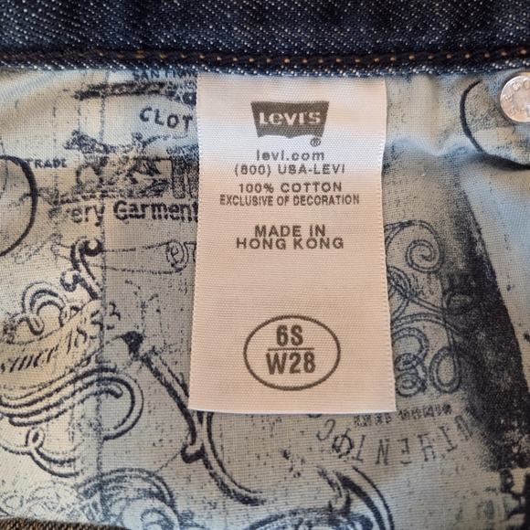 Levi's Ultra Low Rise 522 Bootcut Flare Denim Blue Jeans VTG Wide Leg Y2K HTF - Picture 6 of 16